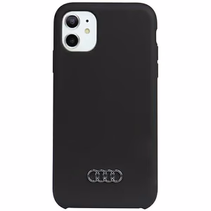 Audi силиконовый чехол iPhone 12/12 Pro 6.1" чёрный/чёрный хардкейс AU-LSRIP12P-Q3/D1-BK