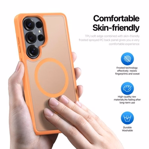 Dėklas Dux Ducis Yind MagSafe Samsung S948 S26 Ultra oranžinis