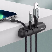 Vention 5 prievadų kabelių tvarkyklė, 2 vnt., juoda