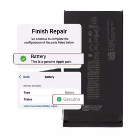 Akumuliatorius skirtas iPhone 15 / Self-Diagnosable / Settings: Genuine /
