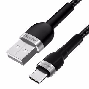Wozinsky WNBAC2 кабель USB-A USB-C 2.4A 2м - чёрный