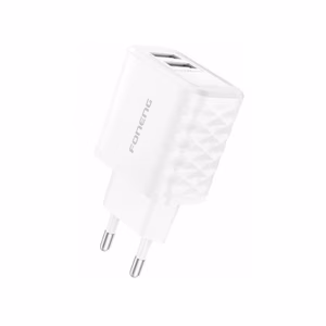 Įkroviklis Foneng EU53 2.4A 2xUSB-A baltas