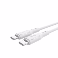 WiWU - Starlink serijos duomenų kabelis Wi-C043E USB C į USB C 30W - baltas