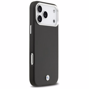 BMW Sign visiškai dengiantis metalinis magnetinis dėklas telefonui iPhone 17 Pro Max - juodas