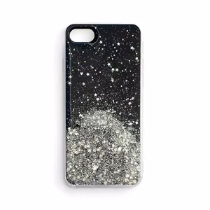 Wozinsky Žvaigždžių Blizgesio Švytintis dėklas Xiaomi Redmi Note 9T 5G juodas