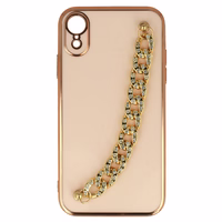 Madingas dėklas telefonui Iphone XR dizainas 4 šviesiai rožinė