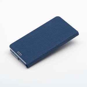 Flip case for Samsung Xcover 4 Luna Book Carbon blue