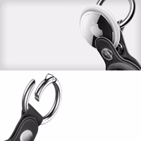 Tech-Protect NaturalFit dėklas Apple AirTag 1/2 - juodas