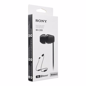 Belaidės ausinės SONY WI-C200, juodos