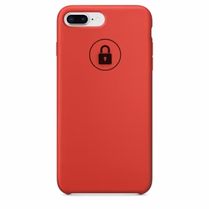 Dėklas "Silicone Case" skirtas iPhone 7 Plus (8 Plus) / Red Product / su įpakavimu