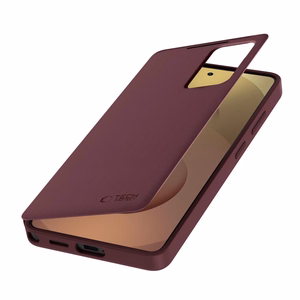 Tech-Protect Išmanusis Piniginė Dėklas for Samsung Galaxy S26 Ultra - bordo