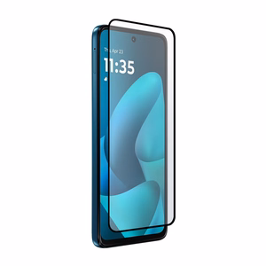 Crong 3D Armour Glass Lite per visą paviršių klijuojamas grūdintas apsauginis ekrano stiklas, skirtas Motorola Moto G57 Power 5G