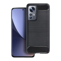 Dėklas telefonui CARBON skirtas XIAOMI POCO M6 Pro - juodas (m)