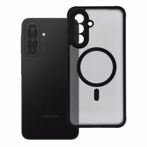 FULL MATTE MAG COVER dėklas telefonui suderinamas su MagSafe Samsung A17 juoda