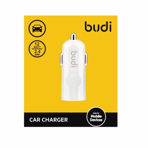 Budi BD062 car charger with 1 USB-A port, with LED indicator