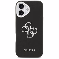 Guess Grained Big 4G Classic Logo dėklas telefonui iPhone 17 - juodas