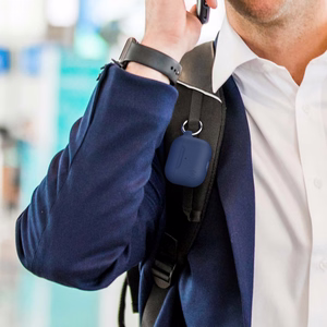 Speck Presidio dėklas, skirtas Apple AirPods 3, su Microban antimikrobine apsauga, „Coastal Blue“ spalvos