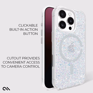 Case-Mate Twinkle MagSafe dėklas, skirtas iPhone 16 Pro, „Disco“