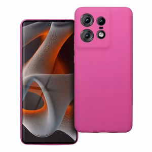 Silikoninis 2 mm dėklas telefonui MOTOROLA EDGE 50 Pro, rožinis