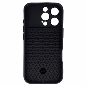 Dėklas telefonui su slankiojančia kamera Iphone 16 Pro juodas