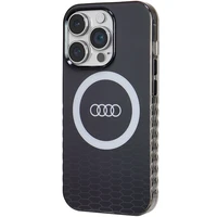 Audi IML Big Logo Magnetinis dėklas iPhone 14 Pro - juodas