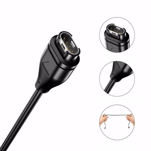 Tech-Protect MC04 UltraBoost USB-C įkrovimo kabelis Garmin laikrodžiui 1 m, juodas