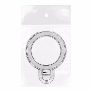 Telefono stovas CIRCLE GLITTER – lipnus – sidabrinis