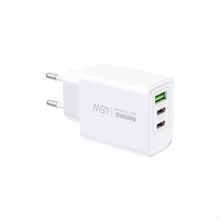 KIDDY SERIES 45W RP-U139 2xUSB-C/1xUSB NETWORK ĮKROVIKLIS baltas