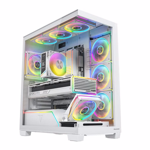 MODECOM kompiuterio korpusas VOLCANO STELLAR PLUS ARGB MIDI 5F Balta