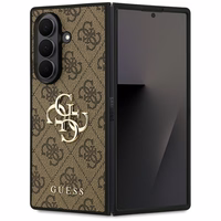 Dėklas telefonui GUESS SAMSUNG Z Fold7 GUHCZFD74GMGBR (4G PU su dideliu logotipu) rudas