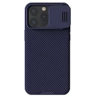 Nillkin CamShield Pro PC+TPU dėklas telefonui Iphone 15 Pro Max violetinis