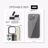 Amazing Thing Titan Pro laikiklio dėklas 10FT IP156.7PTHBK Iphone 15 Pro Max juoda su stovu