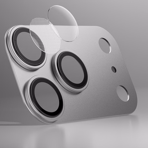 Benks grūdintas stiklas Glass Warrior metalinė integruota objektyvo apsauga (C069) Iphone 17 Pro (3 objektyvai) mėlyna