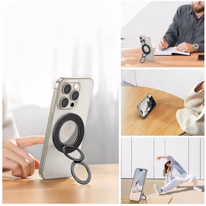 Tech-Protect MMR800 magnetinis žiedas telefonui - juodas
