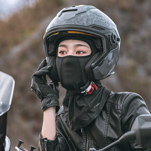 Wozinsky WKM-03B žieminė balaklava veido kaukė motociklui ir dviračiui - juoda