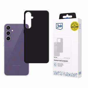 3mk matinės dangos dėklas telefonui Samsung Galaxy S24 FE - juodas