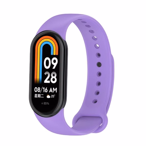 SILIKONINIS DIRŽELIS MI BAND 8/M8 (4). VIOLETINIS