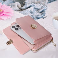 Megztas krepšys telefonui GCW06 rožinis