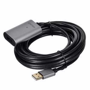 UNITEK Y-271 USB laidas 5 m USB 2.0 USB A Pilkas