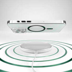 Etteri Spalvotas Magnetinis dėklas telefonui iPhone 12 / 12 Pro 6,1" juodas