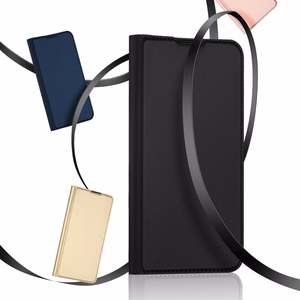 Dux Ducis Skin Pro atverčiamas dėklas telefonui Xiaomi Poco F4 5G rožinis