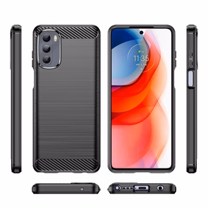 Anglies dėklas lankstus apvalkalas Motorola Moto G Stylus 2022 juodas