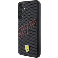 Ferrari Big SF Perforated dėklas telefonui Samsung Galaxy S24+ - juodas