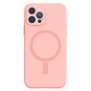 TEL PROTECT MagSilicone Dėklas telefonui Iphone 14 Pro šviesiai rožinis