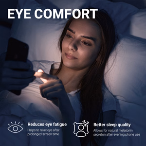Crong OptiRed Glass grūdintas apsauginis ekrano stiklas su mėlynos šviesos filtru, skirtas iPhone 17e