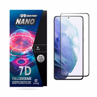 Crong 7D Nano lankstus Glass – Unbreakable 9H hybrid glass the entire Samsung Galaxy S21+ screen
