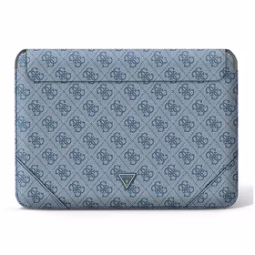 Guess 4G Uptown Triangle Logo dėklas 16" nešiojamam kompiuteriui - mėlynas