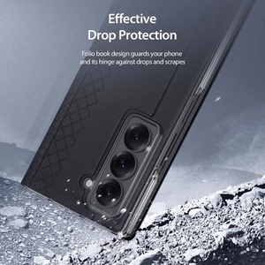 Dėklas Dux Ducis Bril Samsung F958 Z Fold SE juodas