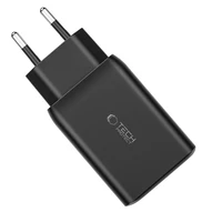 Tech-Protect C65W įkroviklis 2x USB-C PD 65W / USB-A QC 3.0 - juodas
