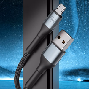 3mk Hyper Cable N-SERIES USB-A / MicroUSB laidas 50cm QC 3.0 5V/2A 10W juodas